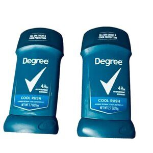Lot Of 2 Degree Cool Rush Antiperspirant Deodorant - 2.7 oz New